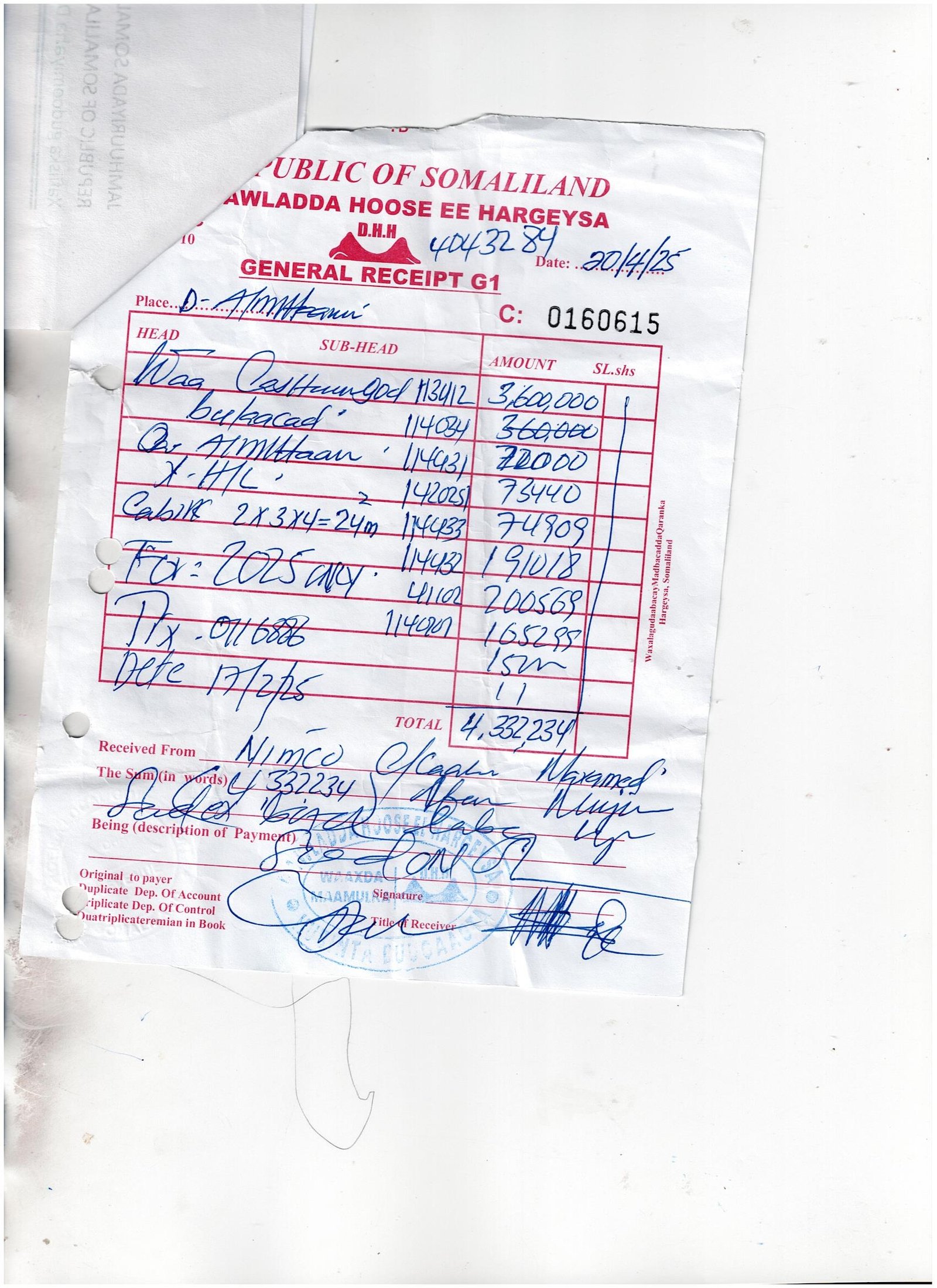 Bill Details