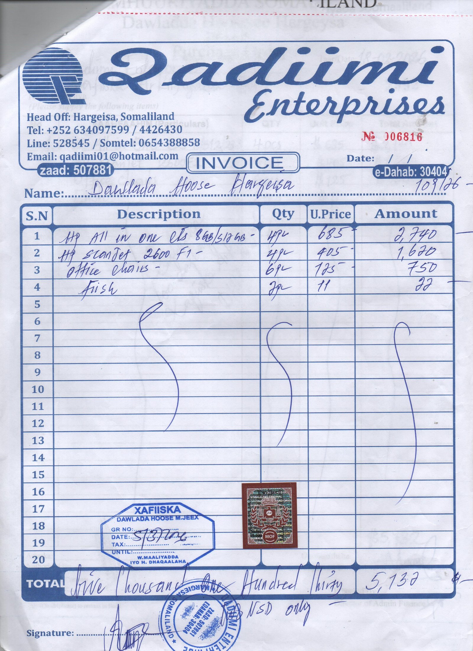 Bill Details