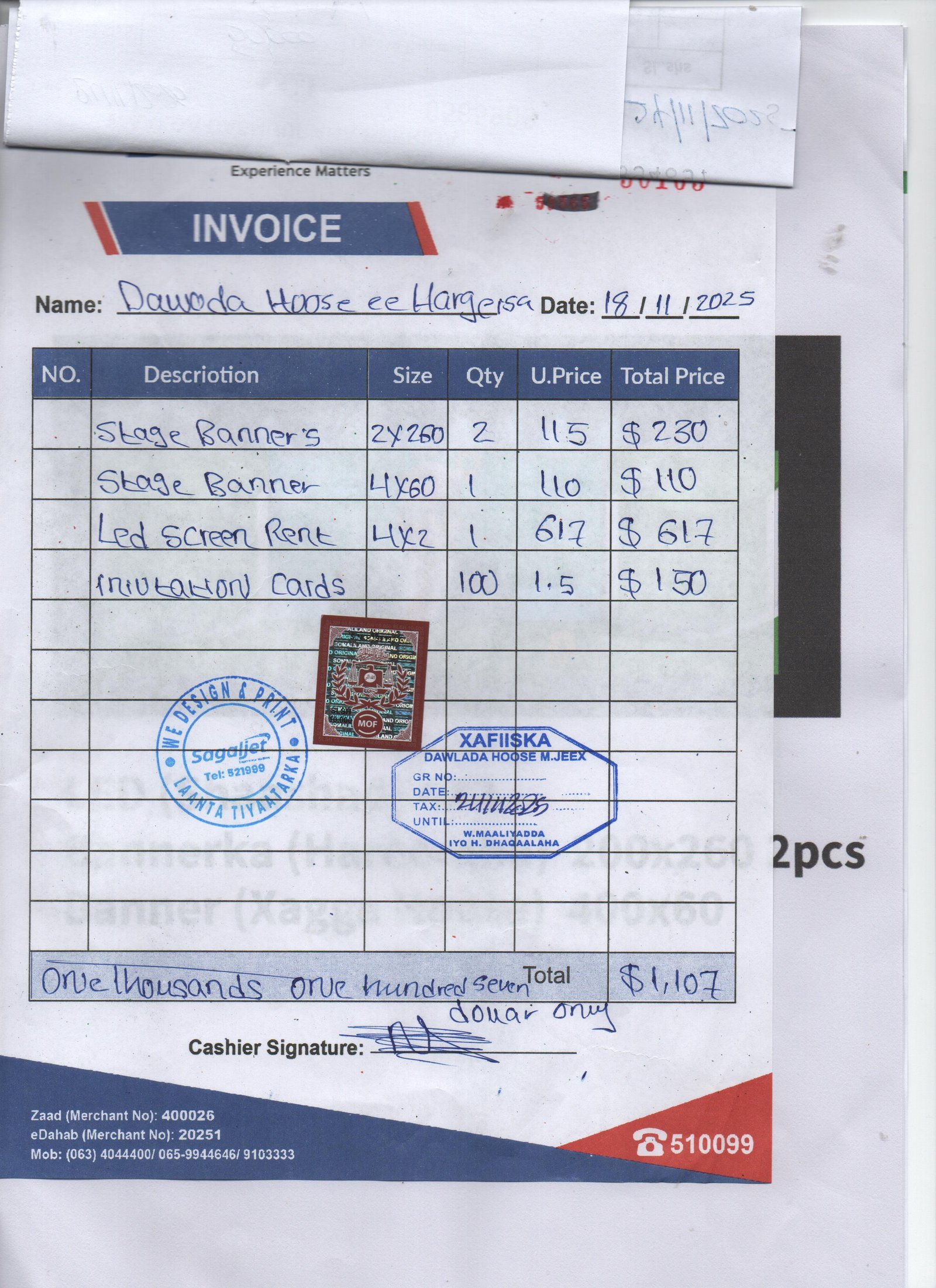 Bill Details